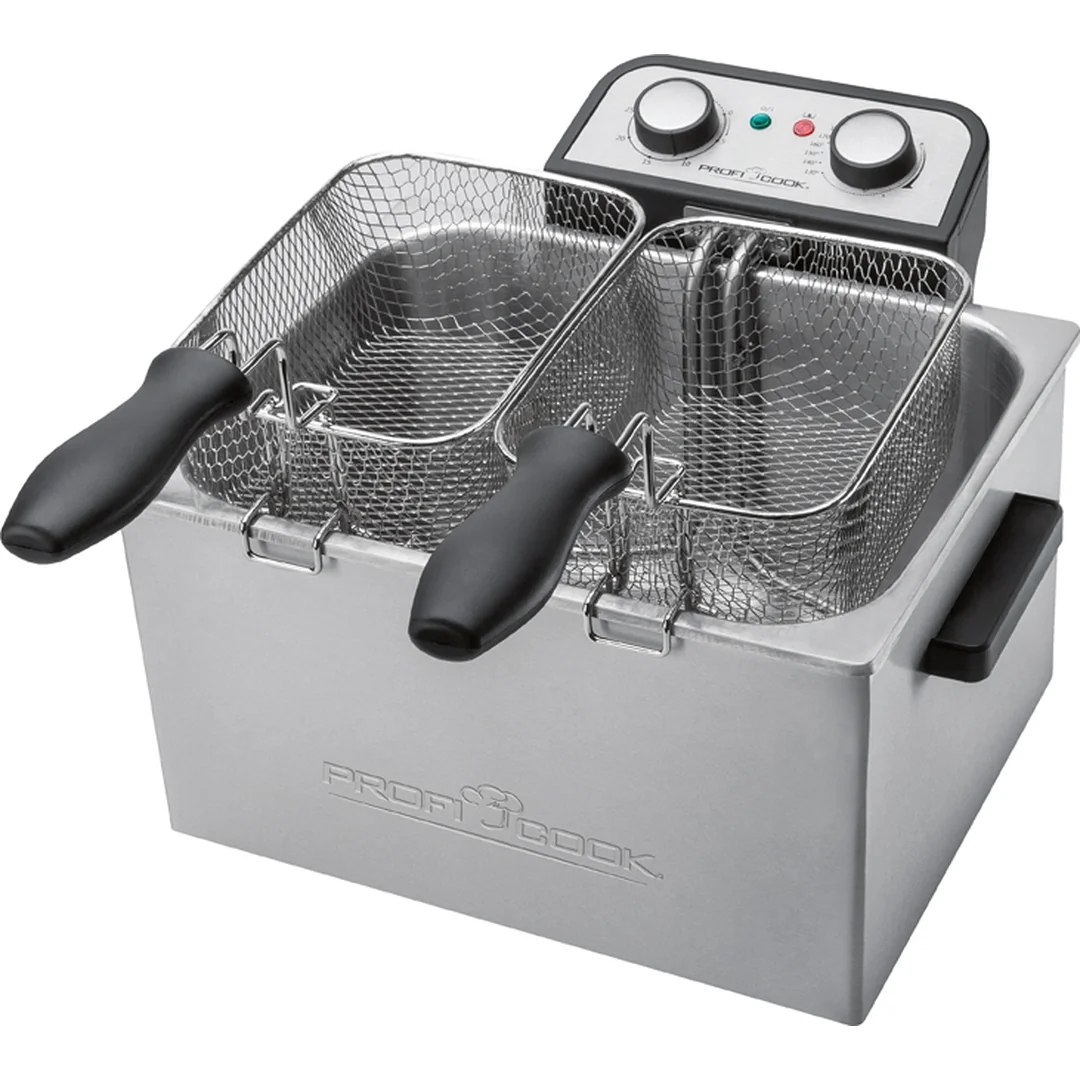 ProfiCook PC-FR 1038 dvojitá fritéza 5 l, 3270 W