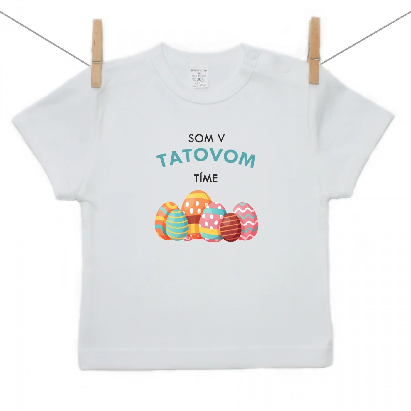 Boodyy Tričko s krátkym rukávom Som v tatovom tíme Veľkosť: 128