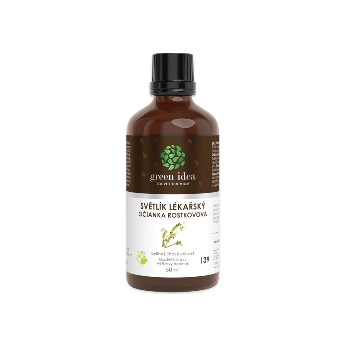 Tinktúra z očianky – kvapky 50 ml – Green idea