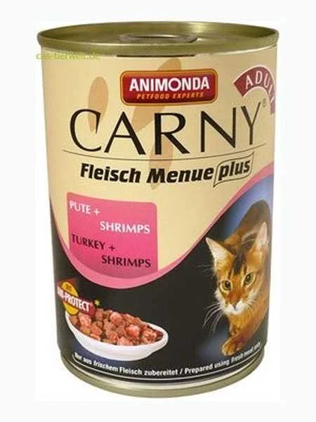 Animonda Carny Konzerva pre mačky Hovädzie+Morka+Krev 1×400 g, konzerva pre mačky