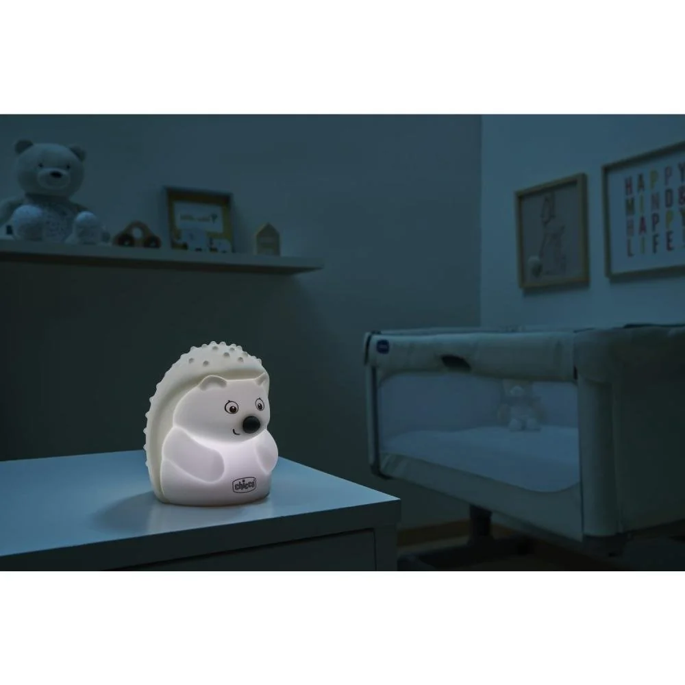 Chicco Soft Lamp Ježko – silikónové nočné svetielko 