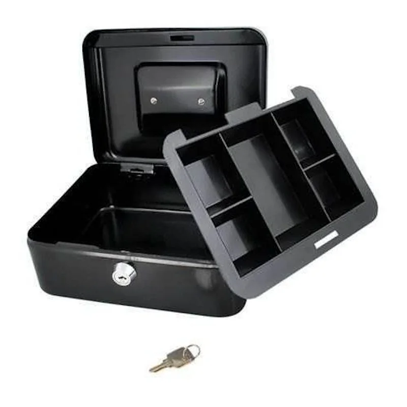 MG Money Box trezor na kľúč 20x16cm, čierny