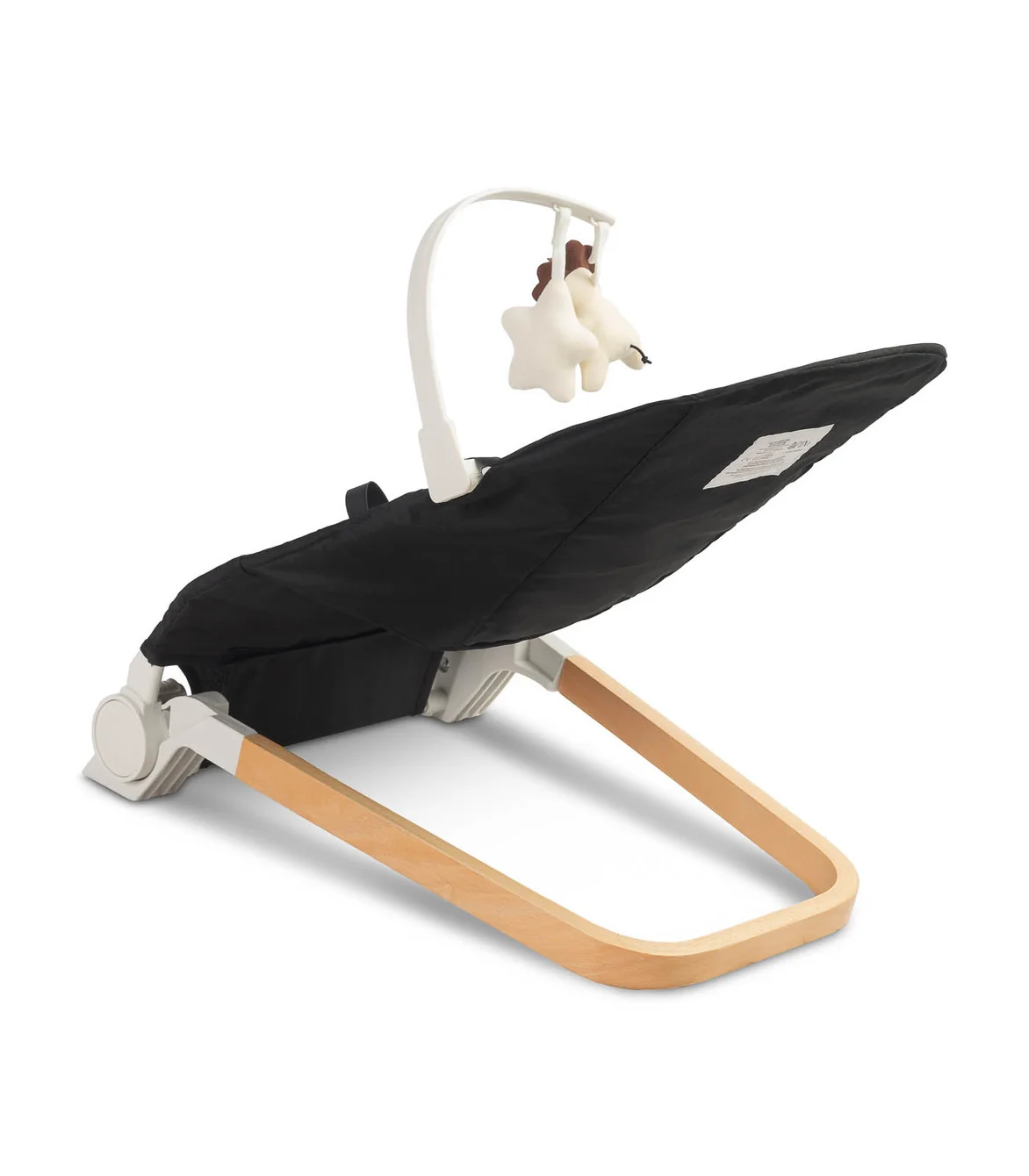 Dojčenské lehátko, ergonomické Pine - čierne