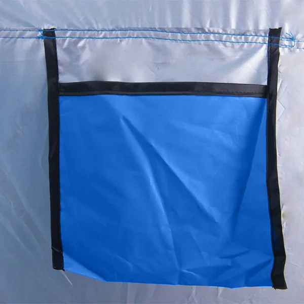 Plážový stan na prezliekanie a sprchovanie Tent Blue, 120cm x 120cm x 190cm, modrý 