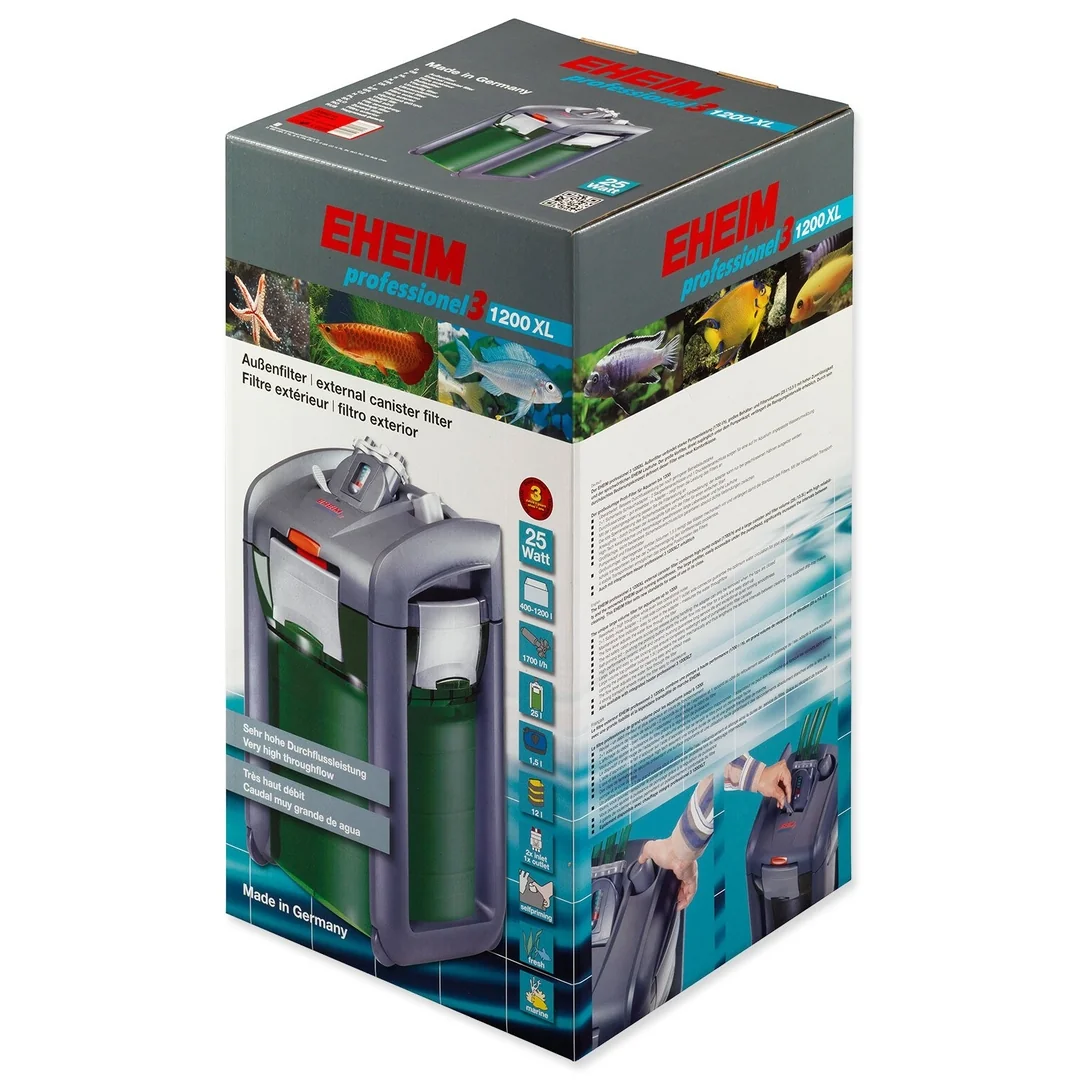 Filter Eheim professionel 3 1200XL vonkajší, bez náplne 1700l/h