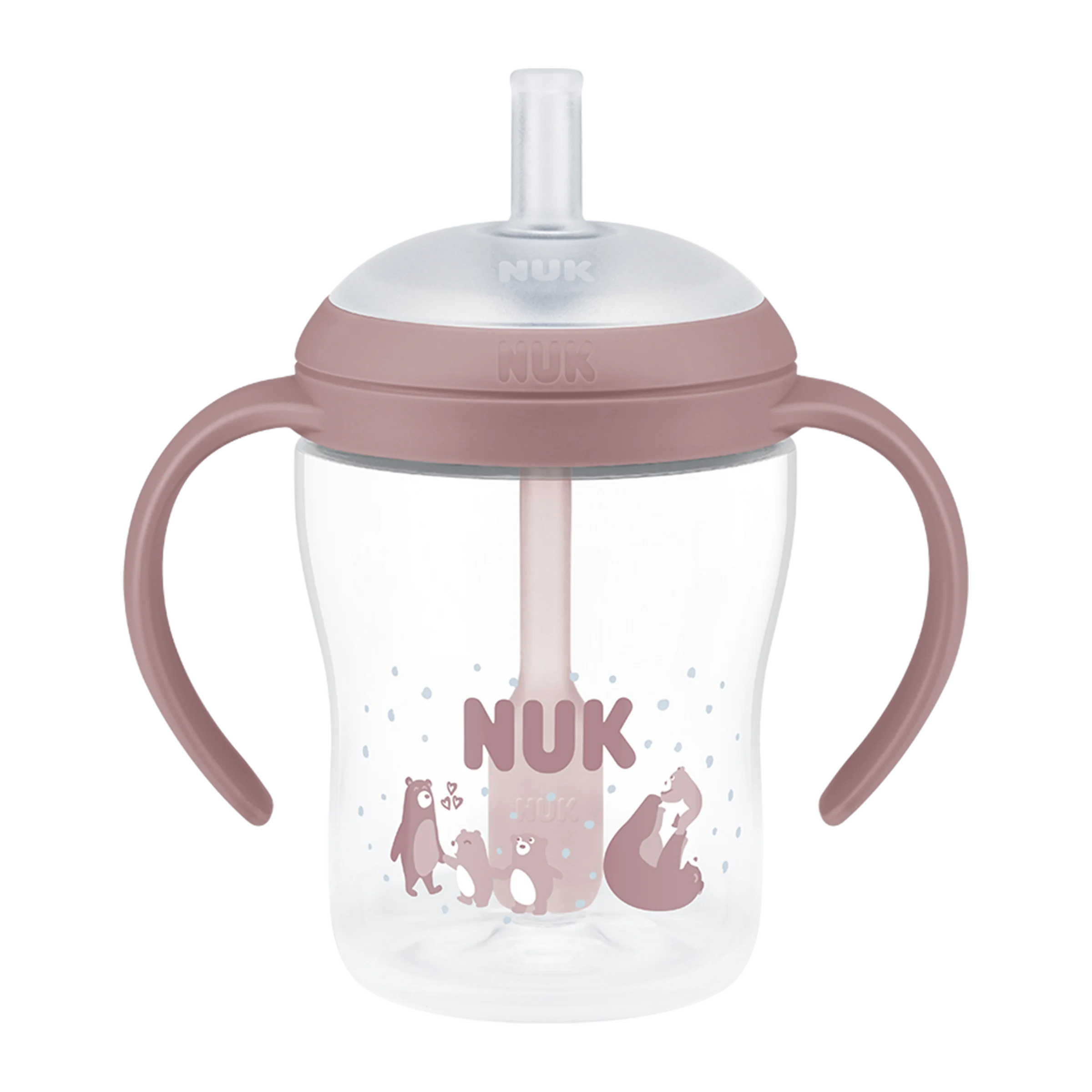 NUK flaša na uč. Perfect Match slamka BEAR 150 ml 1 ks