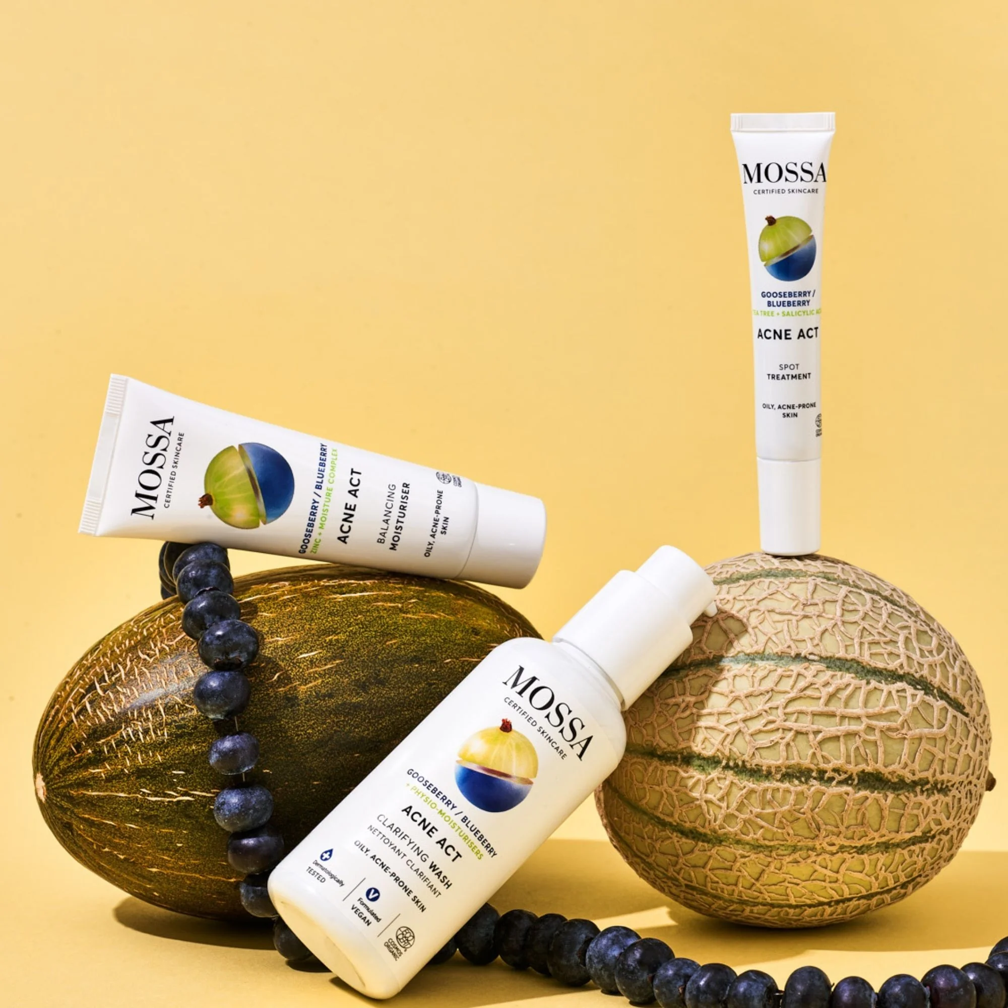 MOSSA Vyrovnávací hydratačný krém, ACNE ACT 50 ml