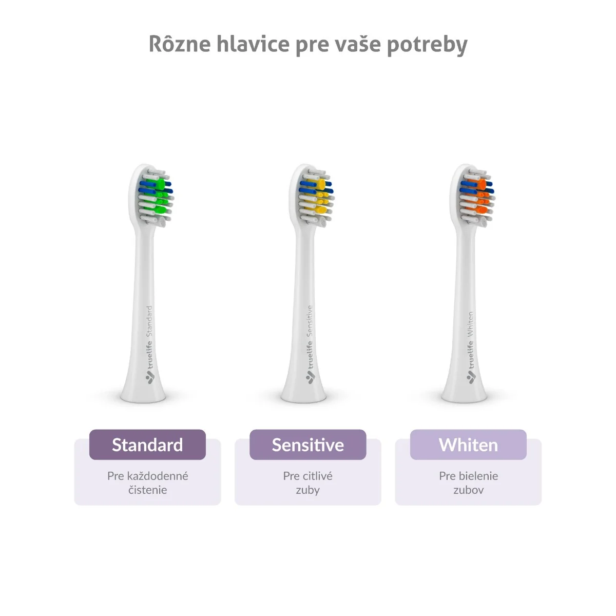 TrueLife SonicBrush Compact Duo 1×2 ks, set sonických zubných kefiek
