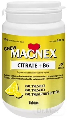 Vitabalans MAGNEX CITRATE + B6 CHEW