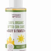 Wooden Spoon Detský organický olej po opaľovaní Baby & Family 100 ml