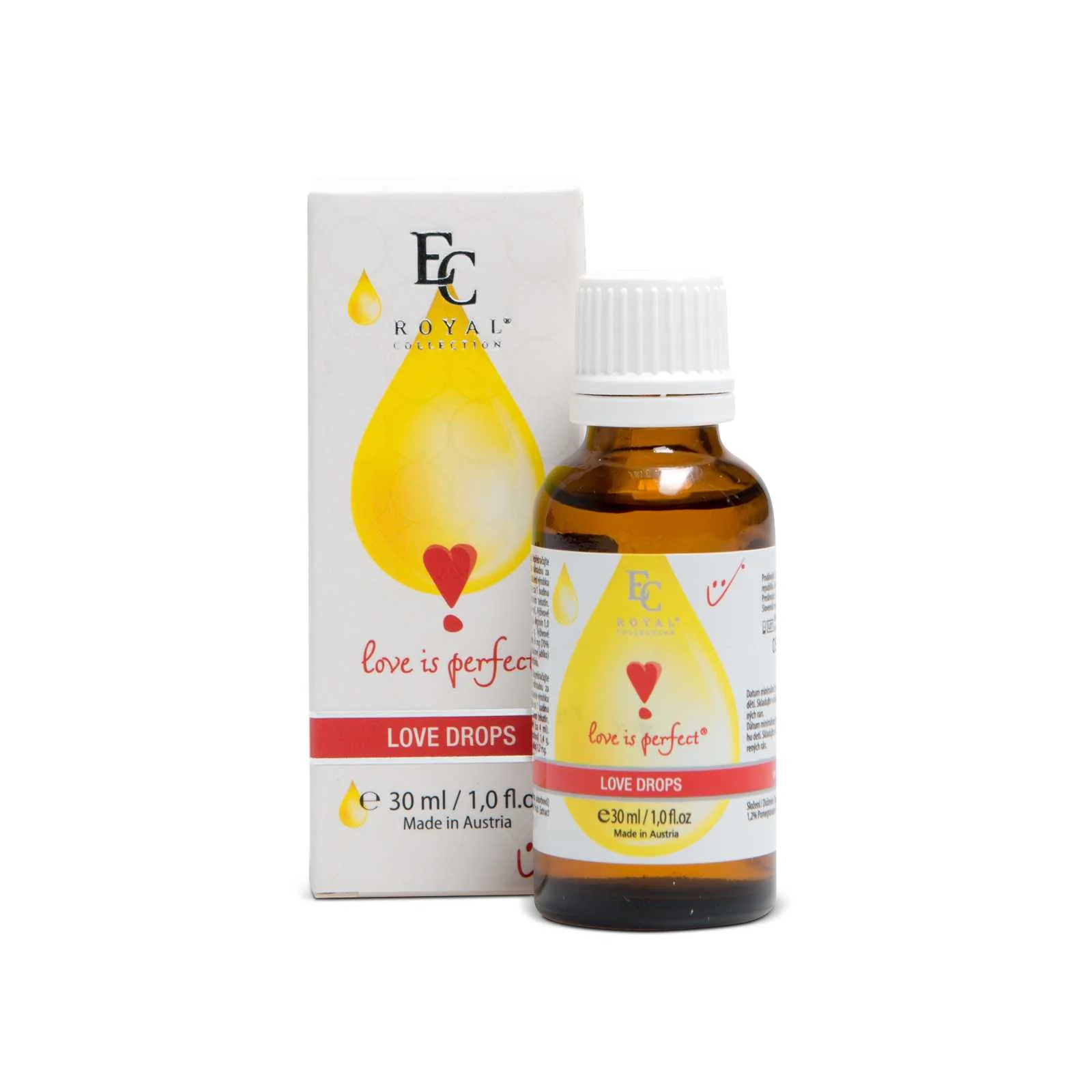 Love is Perfect - Afrodiziakálne kvapky - Love drops 30 ml 1×30 ml, afrodiziakálne kvapky