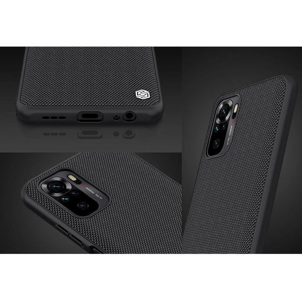 Odolný kryt s textúrou pre Xiaomi Čierna, PC + TPU