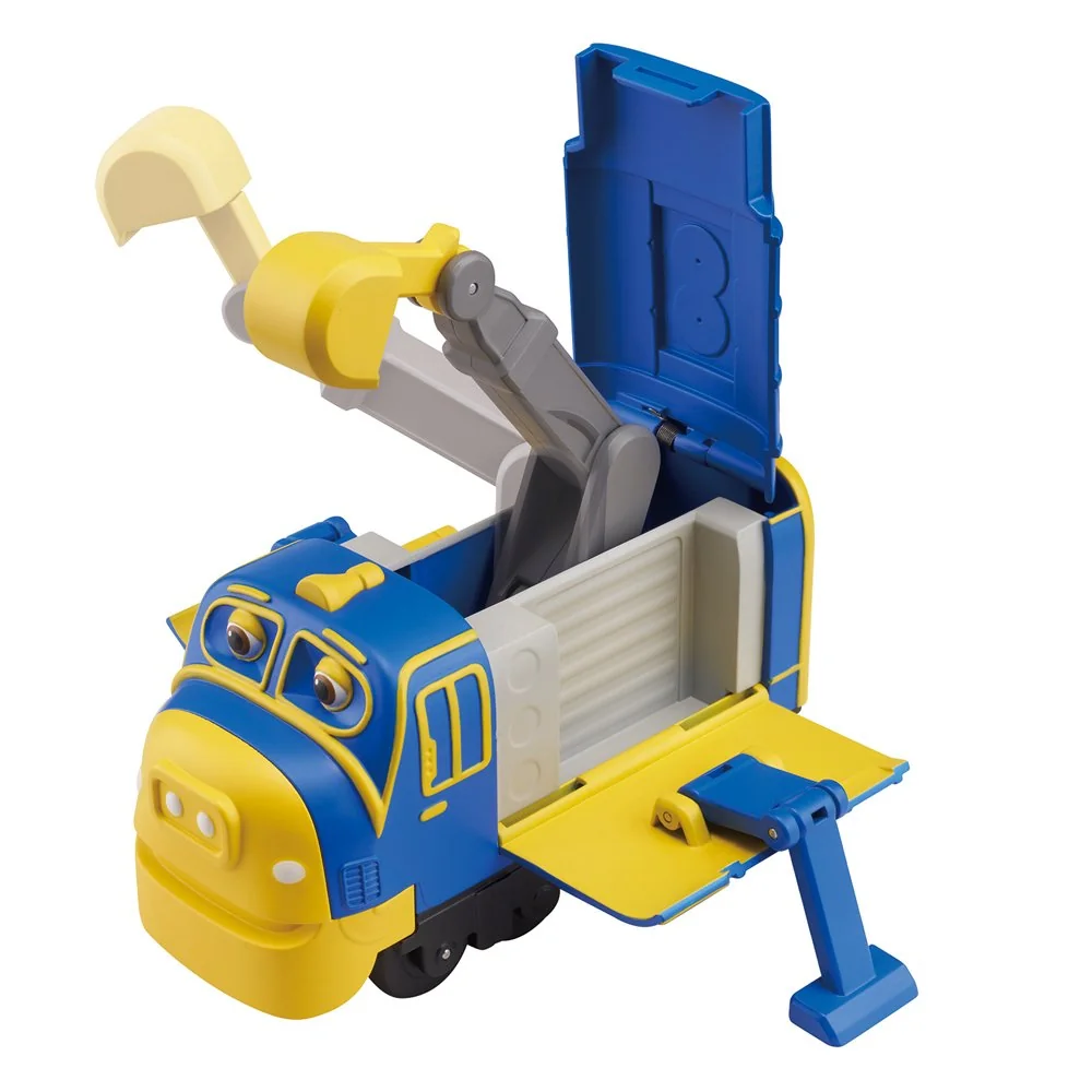 Chuggington Veselé vláčiky Pop & Transform lokomotíva Brewster