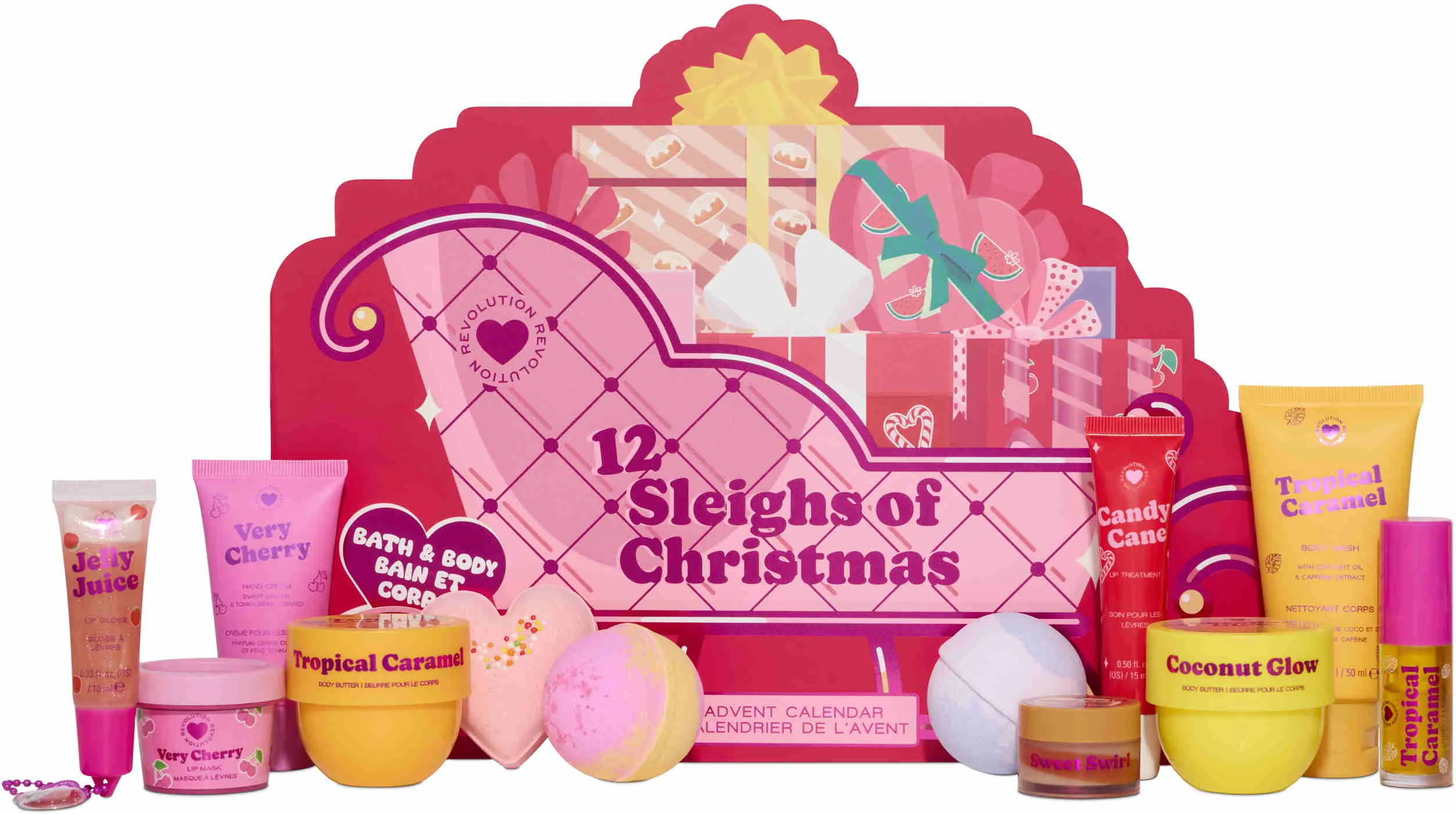 I Heart Revolution 12 sleighs of christmas advent calendar ​ 1 set