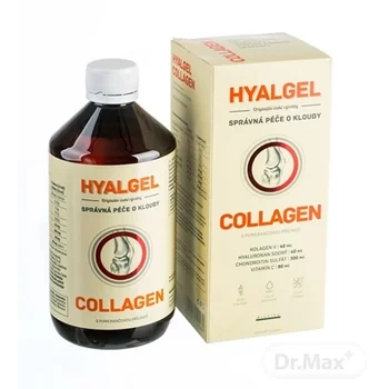 HYALGEL COLLAGEN 1×500 ml, tekutý prípravok s pomarančovou príchuťou