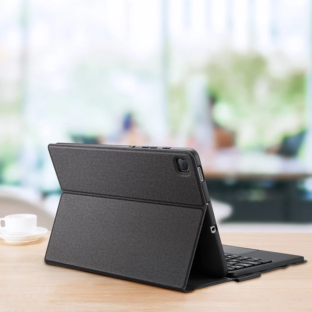 Dux Ducis Wireless Keyboard puzdro s klávesnicou na Samsung Galaxy Tab S6 Lite, čierne S6 Lite, čierne