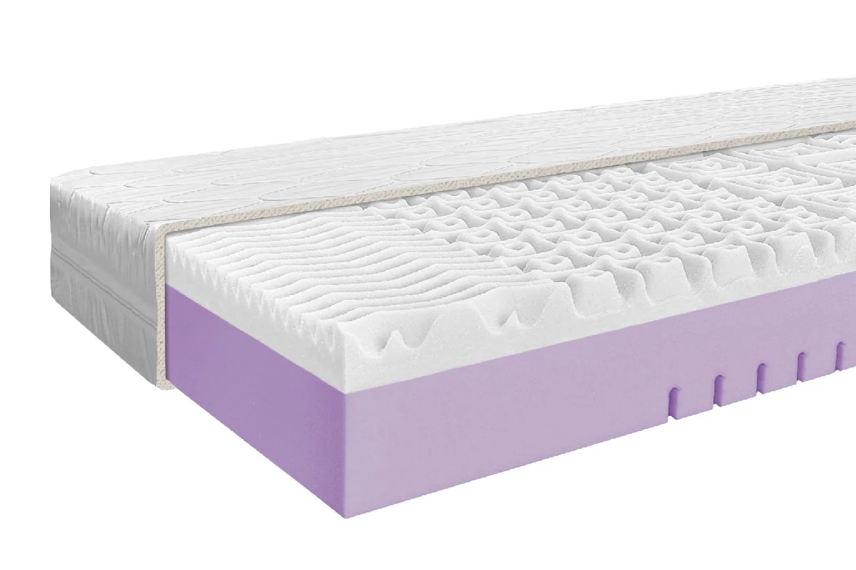 Matrac Benab Verso Medium 14 H3 70 x 200 cm Penový matrac 14 cm sendvičový zónová  ortopedické