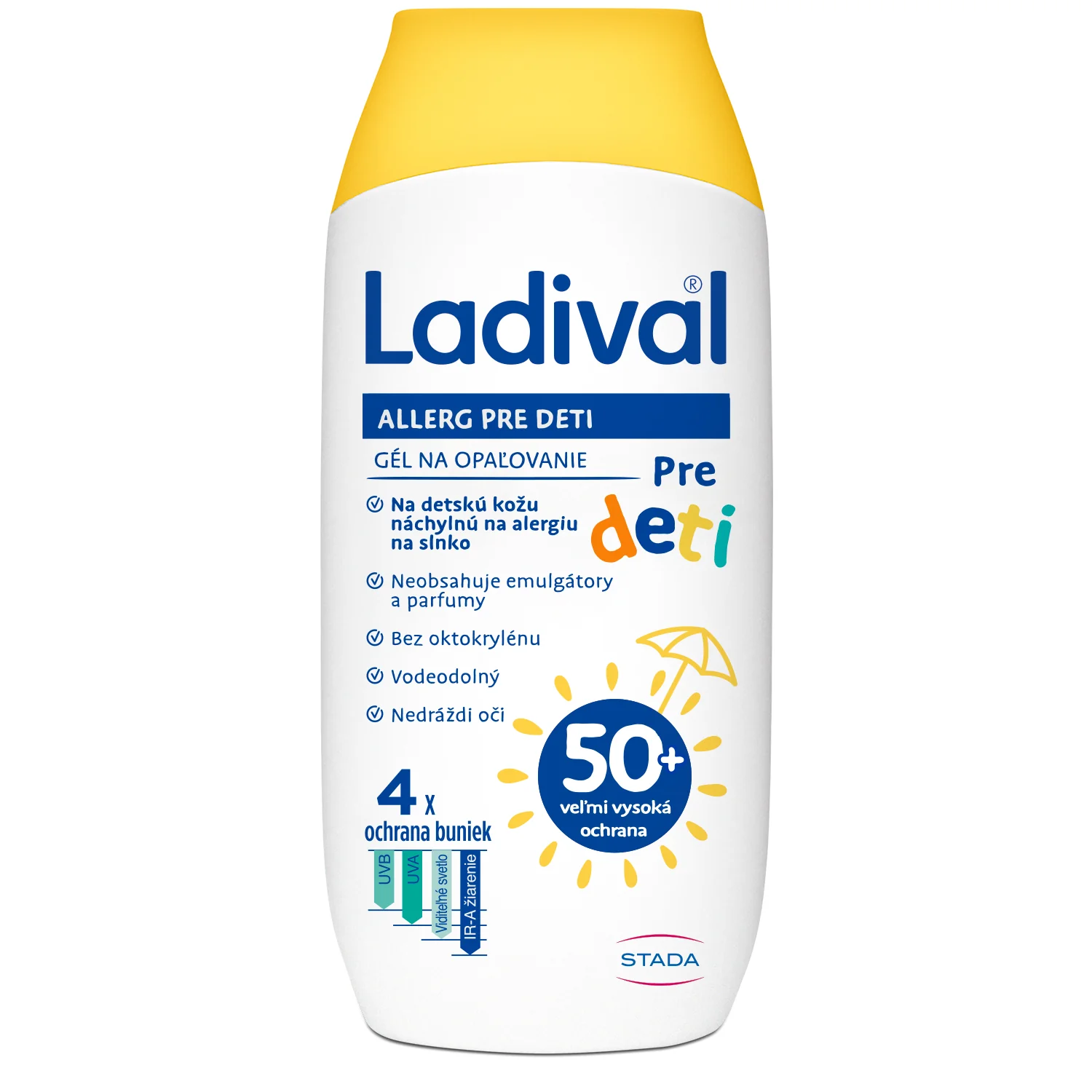Ladival PRE DETI ALLERG SPF 50+ gél 200 ml