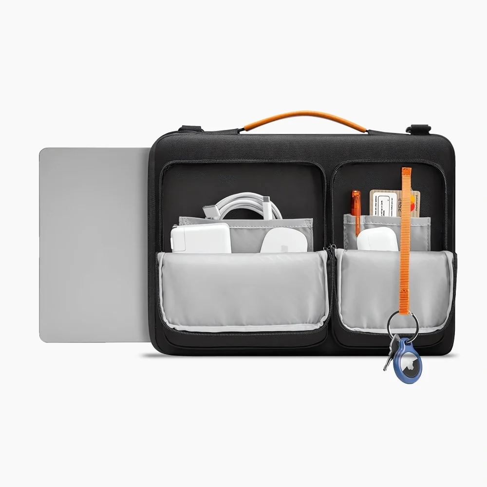 Tech-Protect Defender Bag taška na notebook 13-14'', čierna / oranžová