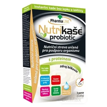 Nutrikaša probiotic - s proteínom 3×60 g, bez gluténu a laktózy