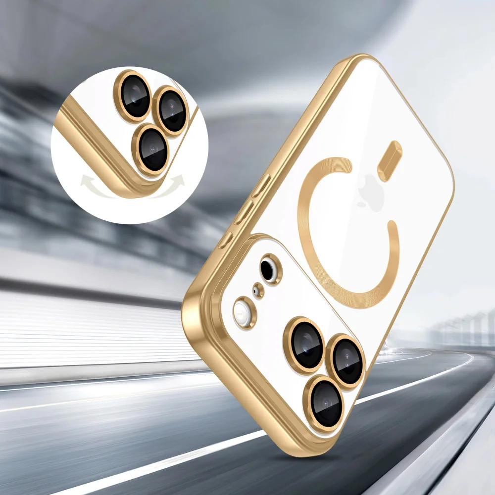 Tech-Protect MagFlex MagSafe kryt na iPhone 17 Pro Max, zlatý