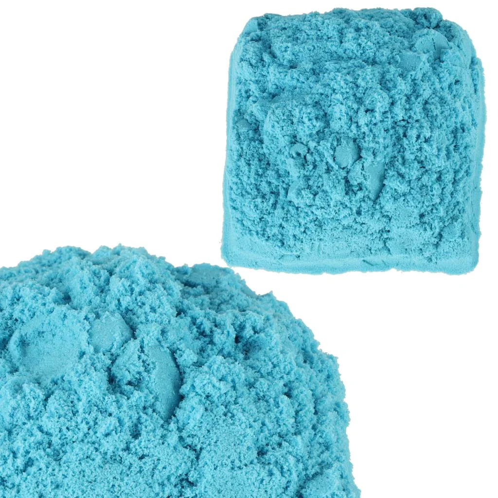 Kinetický piesok 1 kg – modrý, kreatívna hra