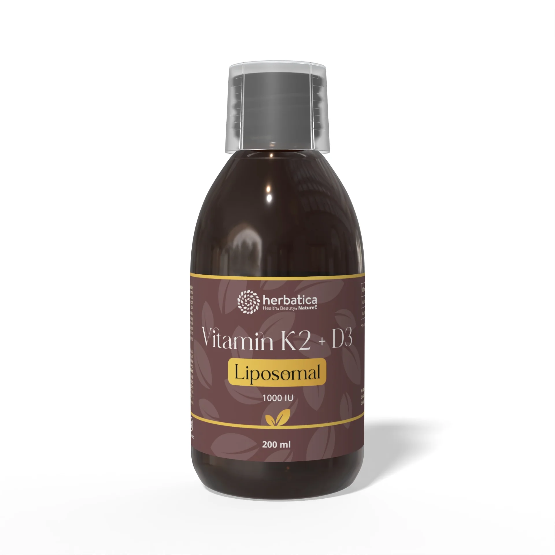 Lipozomálny Vitamín K2 + D3 - 200 ml - Herbatica