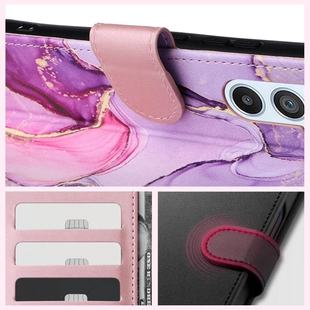 Tech-Protect Wallet knižkové puzdro na Samsung Galaxy A25 5G, marble