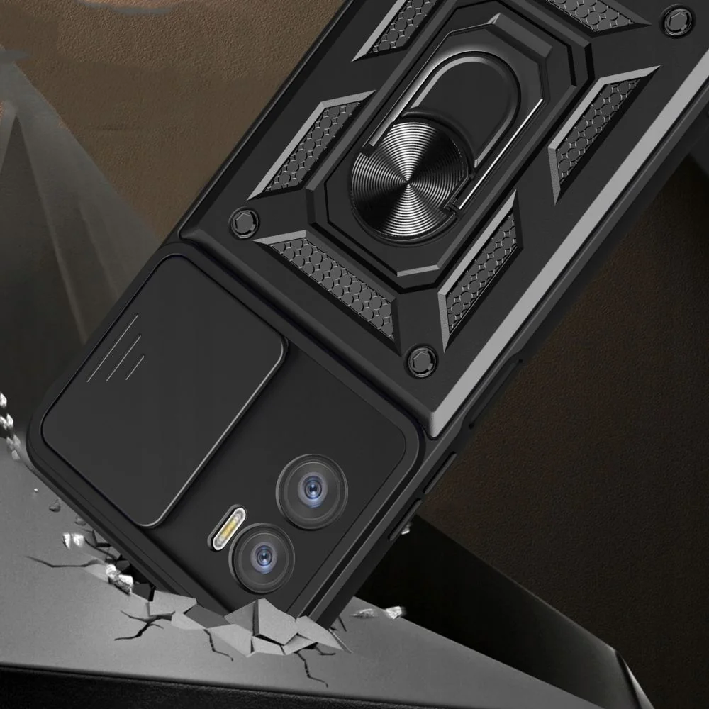 Tech-Protect Camshield kryt na Motorola Moto E22 / E22i čierny