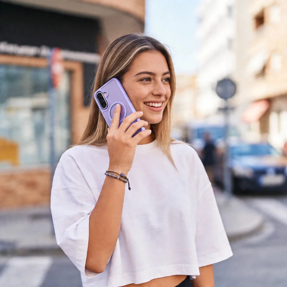 Tech-Protect MagMat MagSafe kryt na Samsung Galaxy A36 / A56 / A37 5G, fialový fialový