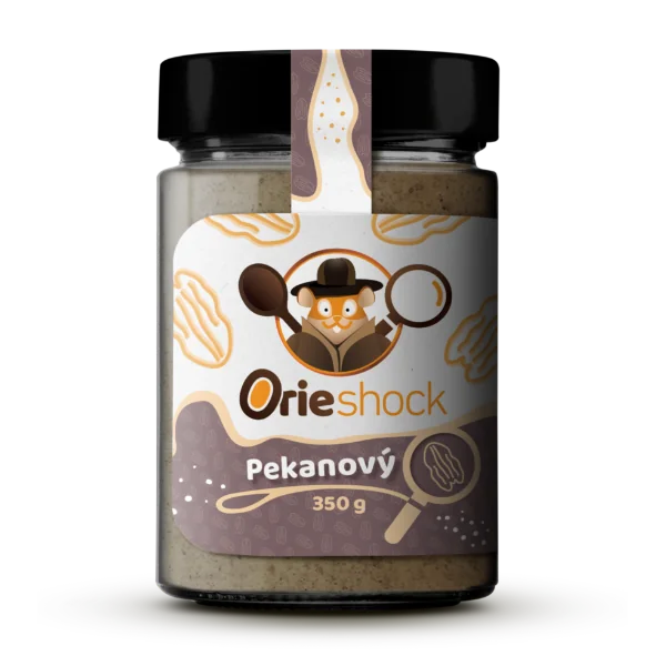 Orieshock pekanový 350g 1×350 g, 100% orieškový krém