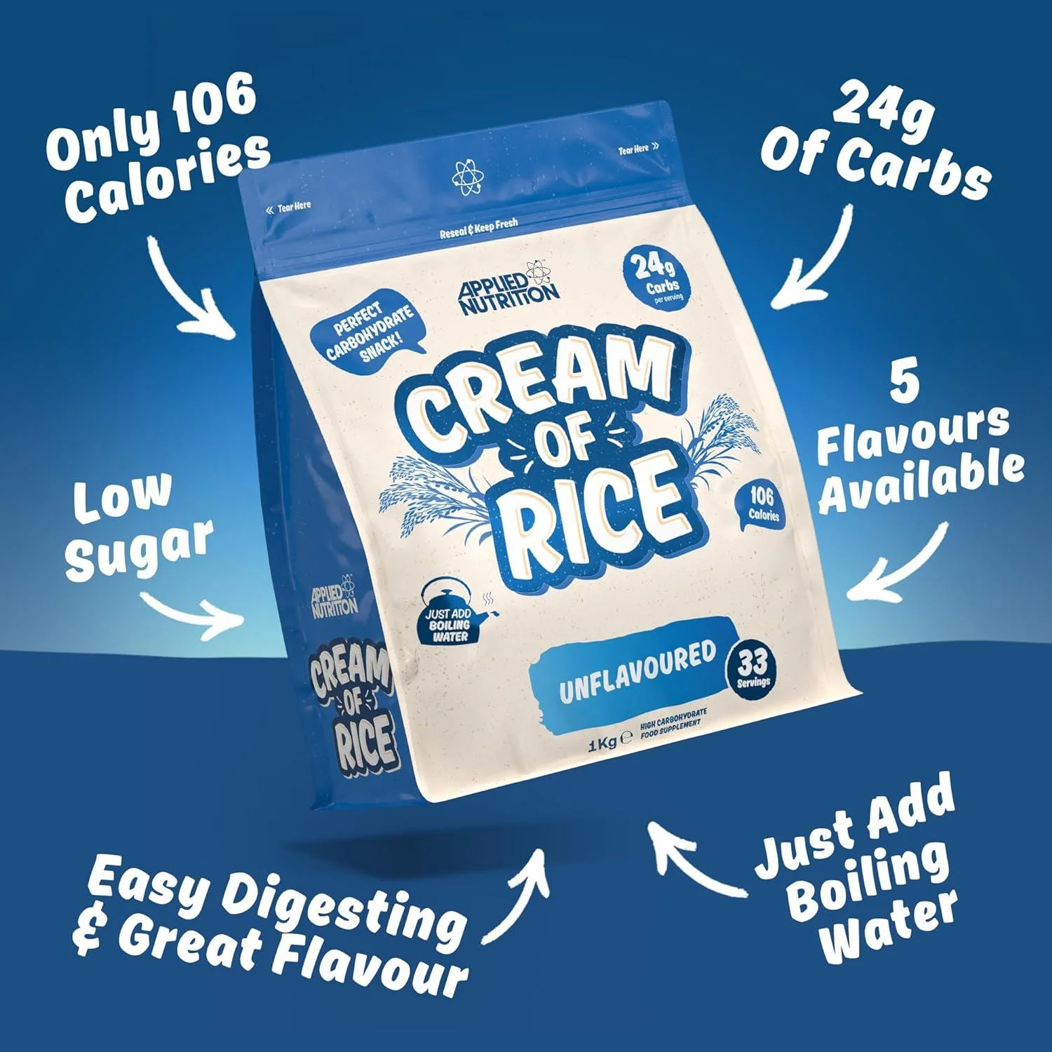 CREAM OF RICE, unflavoured 1000 g