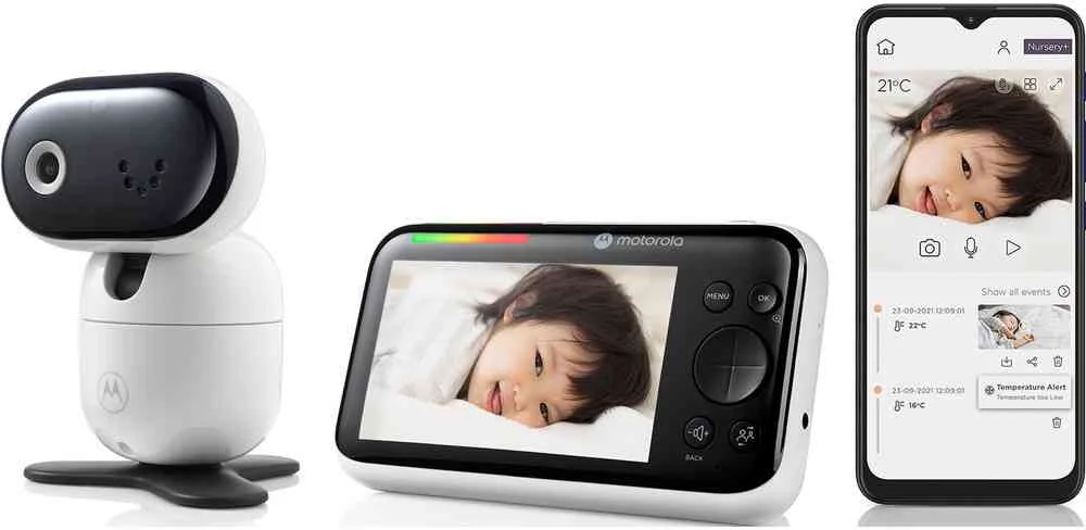 PIP 1610 Connect video pestúnka MOTOROLA 1×1 ks, smart detská pestúnka