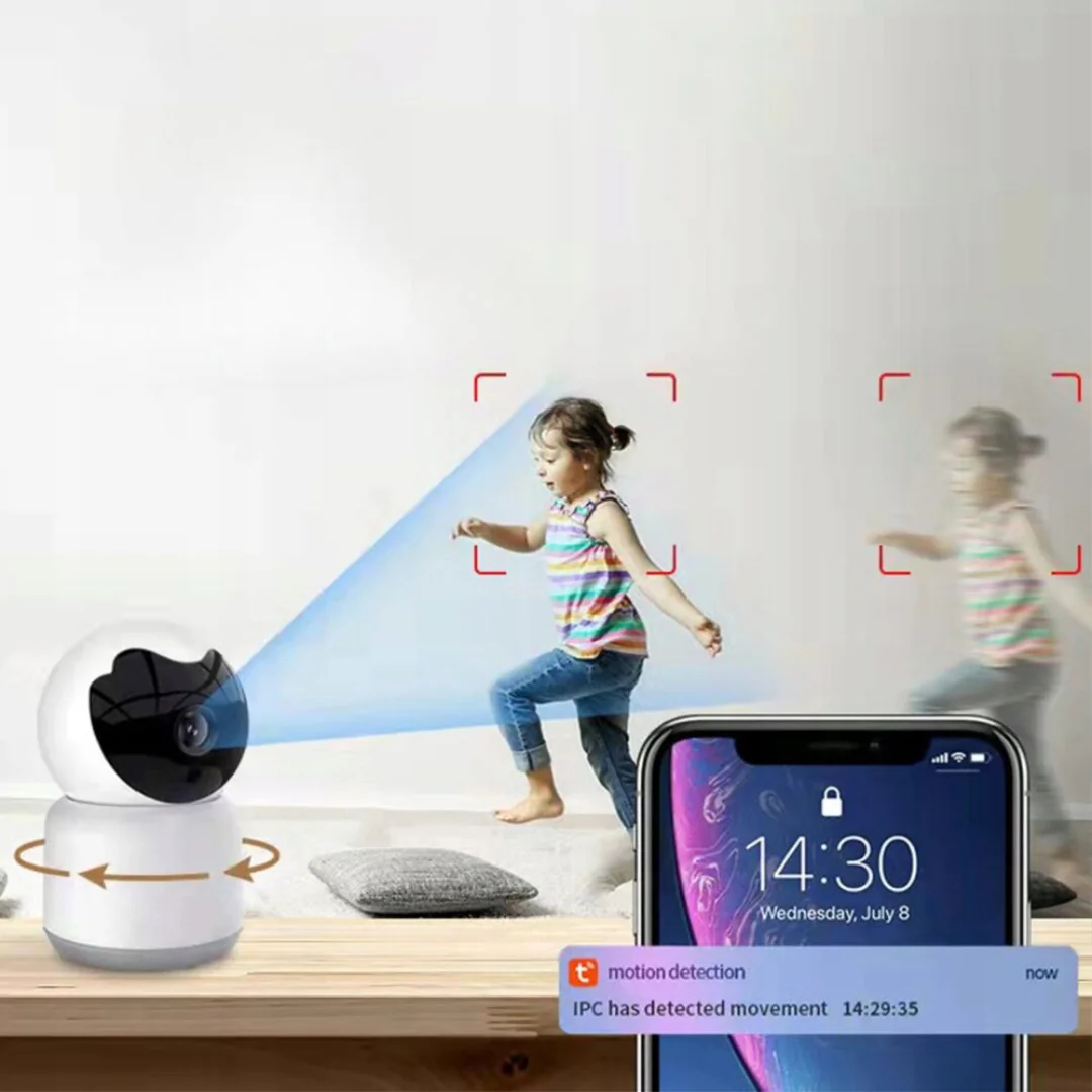 MG Q6 vnútorná kamera s funkciou otáčania 3Mpx WiFi IP, biela