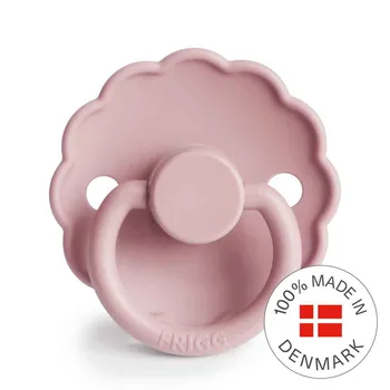 FRIGG Daisy silikónový cumlík Baby Pink 0-6m 1 ks 1×1 ks, silikónový cumlík