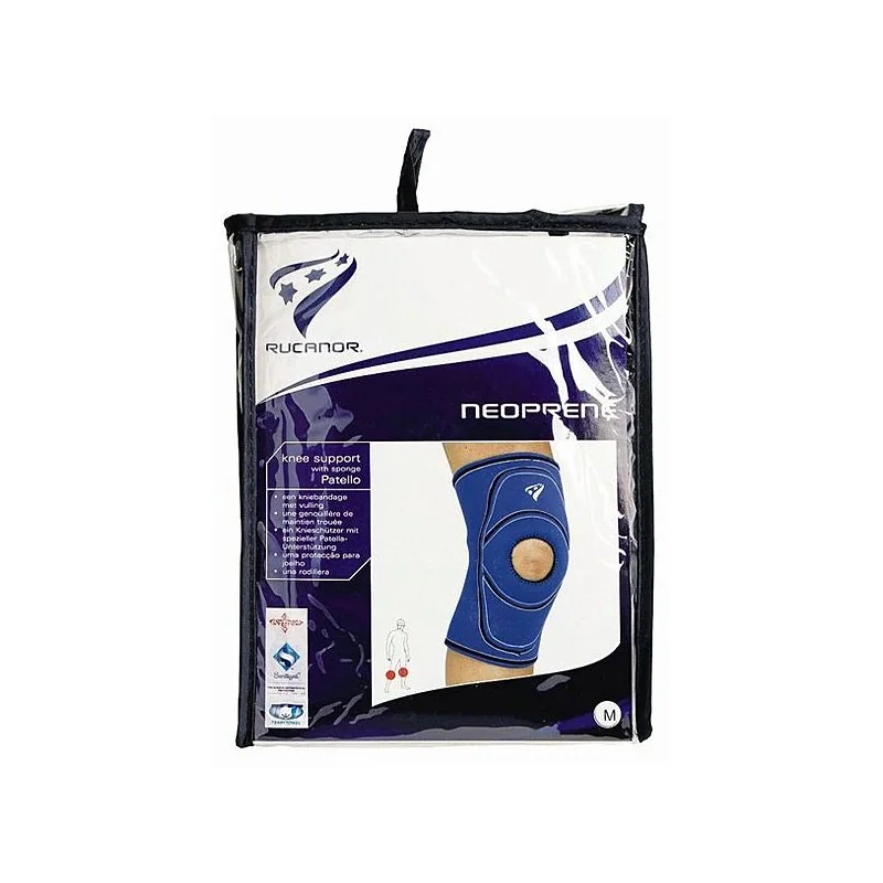 Neoprénová bandáž Patella na koleno, Farba: čierna Veľkosť: L