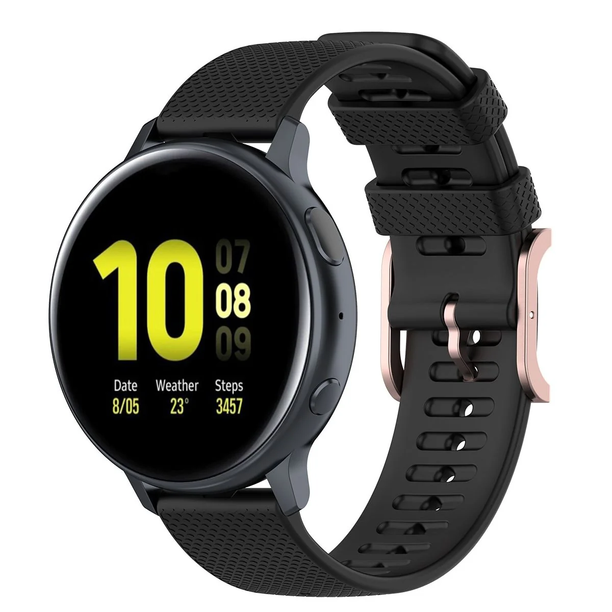 BStrap Silicone Rain remienok na Samsung Galaxy Watch 3 41mm black