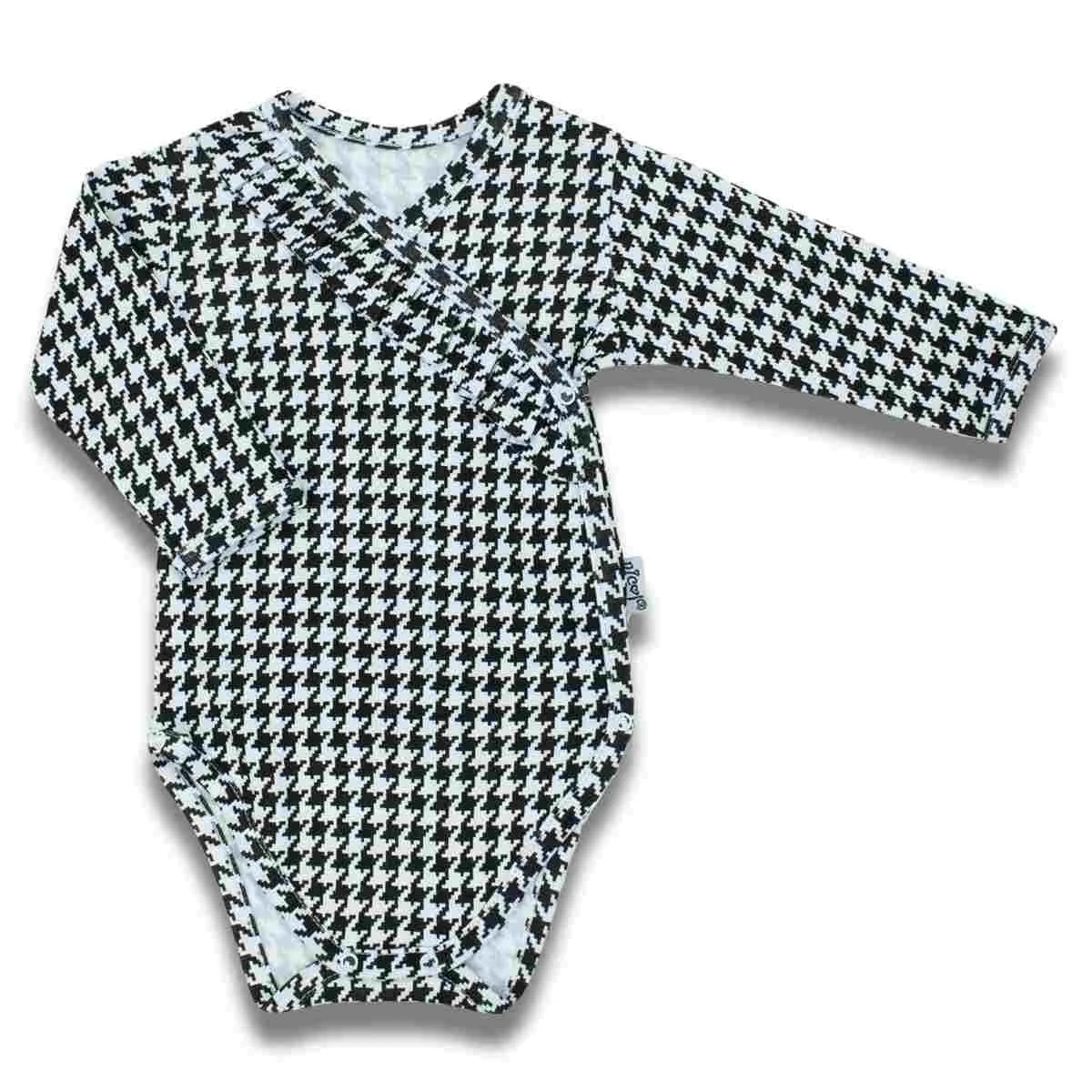 Dojčenské bavlnené body s bočným zapínaním II Viki, vel. 62 (3-6m)