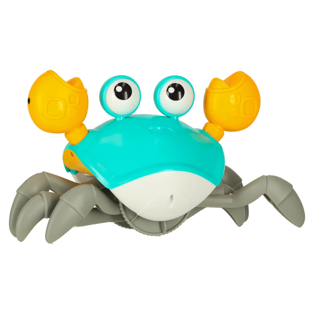 Interaktívny lezúci krab – USB nabíjanie, hudba, vyhýbanie prekážkam
