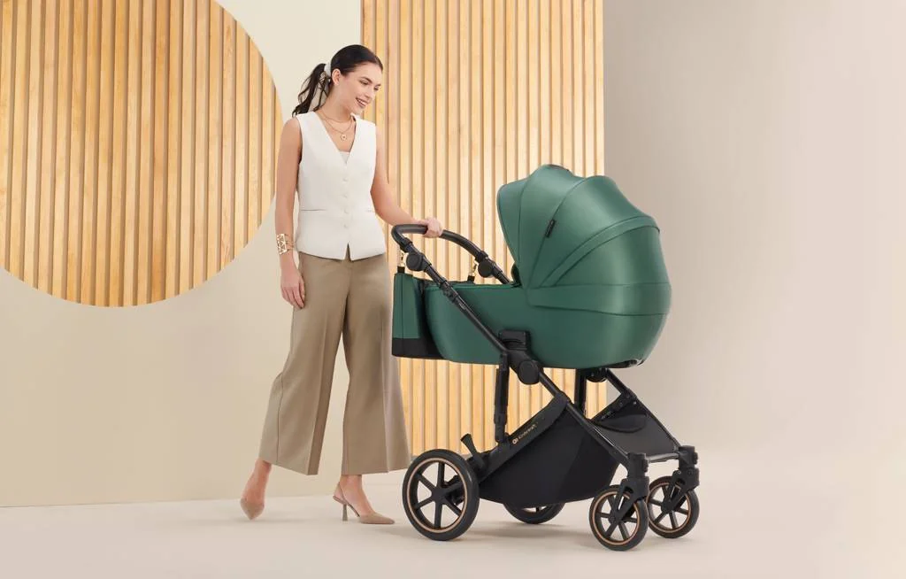KINDERKRAFT SELECT Kočík kombinovaný 3v1 Prime 2 Venezian Black, Premium 1×1 ks, kočík