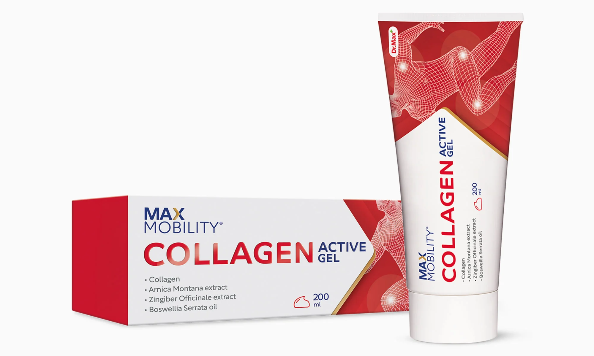 Dr. Max MAX MOBILITY Collagen Active Gel, 200 ml Dr. Max MAX MOBILITY Collagen Active Gel, 200 ml