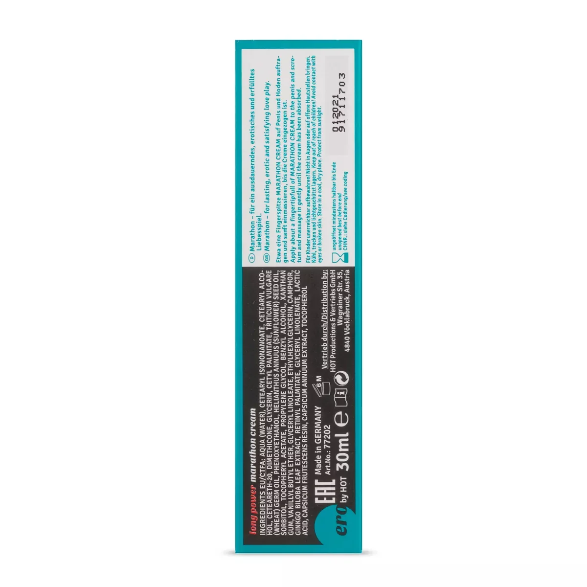 Stimulačný krém - Marathon Cream 30ml
