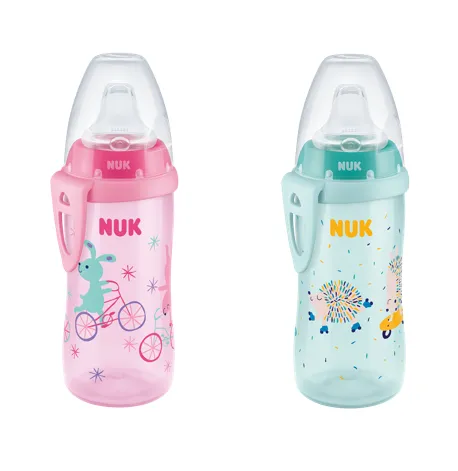 NUK FC FĽAŠA PP ACTIVE CUP 1×1 ks, dojčenská fľaša 300 ml