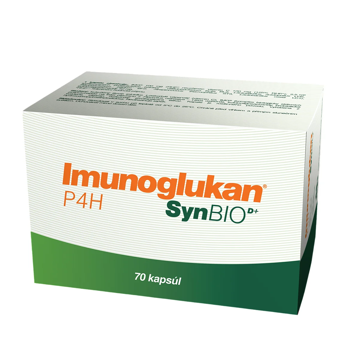 IMUNOGLUKAN P4H SYNBIO D+ 70CPS 1x70cps, výživový doplnok