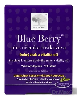 NEW NORDIC Blue Berry 1×120 tbl, výživový doplnok