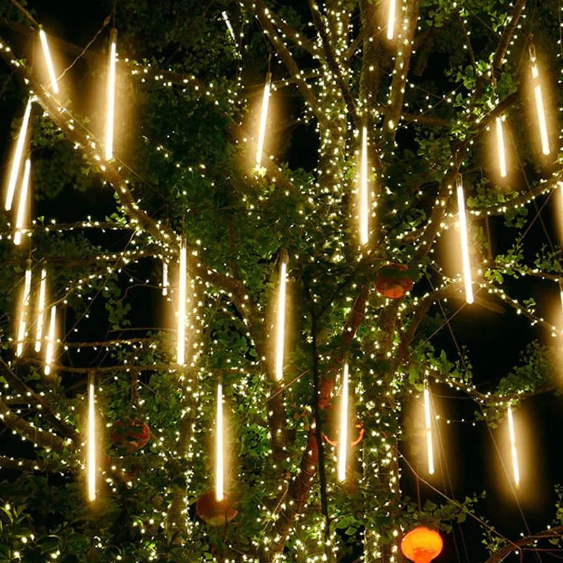 Vianočná súprava LED CENCÚĽ 288LED 3,5x0,5m 8 cencúľov teplá biela IP44