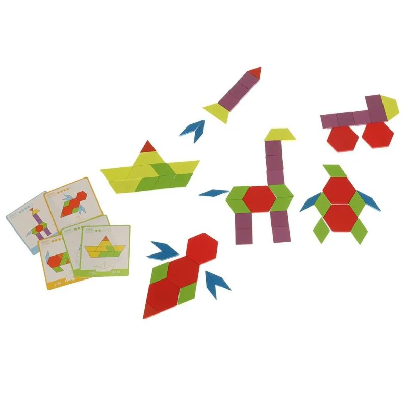 Montessori Puzzle drevené 155 dielov-MOVEO