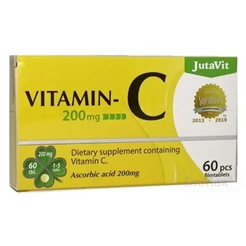 JutaVit Vitamín C 200 mg 1x60 tbl, doplnok výživy