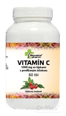 Slovakiapharm VITAMÍN C 1000 mg 1×60 ks, výživový doplnok