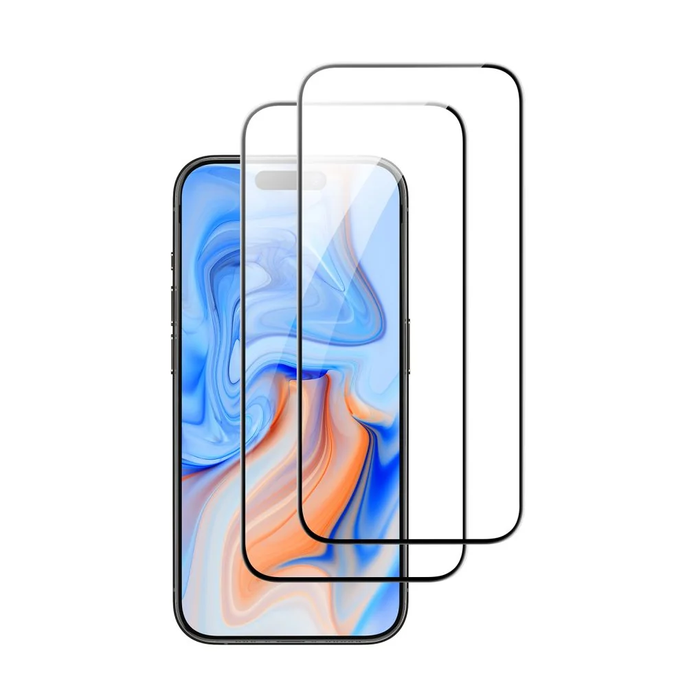 ESR Screen Protector 2x ochranné sklo na iPhone 15, čierne